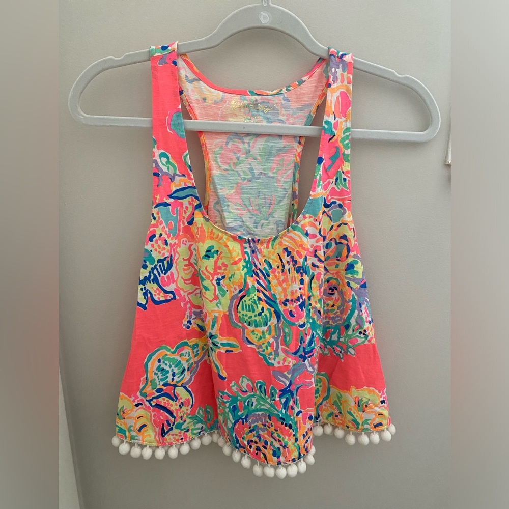Lilly Pulitzer Pom Pom Tank Top